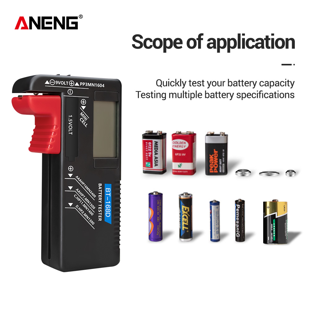 Diy Electronics Test Equipment - ANENG BT-168/ BT-168D Alat Uji Kapasitas