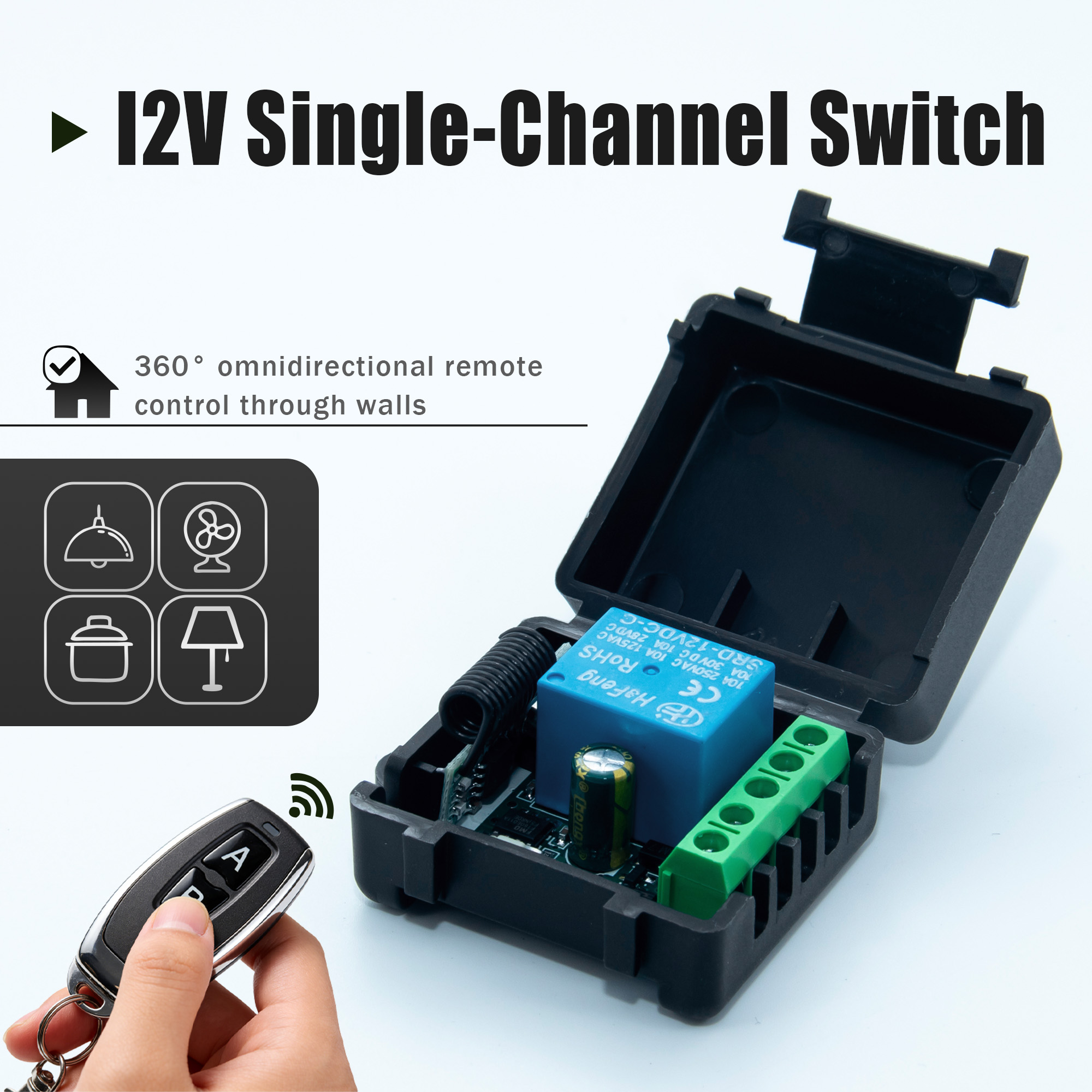 Rf 433Mhz Module - Sakelar Kontrol Jarak Jauh Nirkabel DC