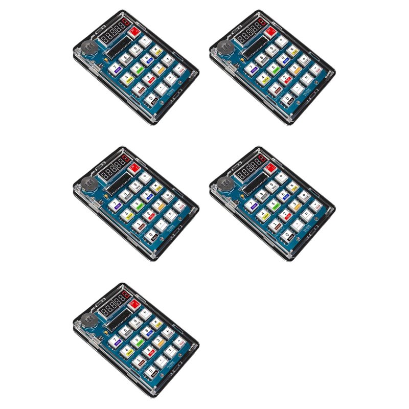 Homemade Diy Electronics - Kit Kalkulator QWE-5X DIY 51 Mikrokontroler