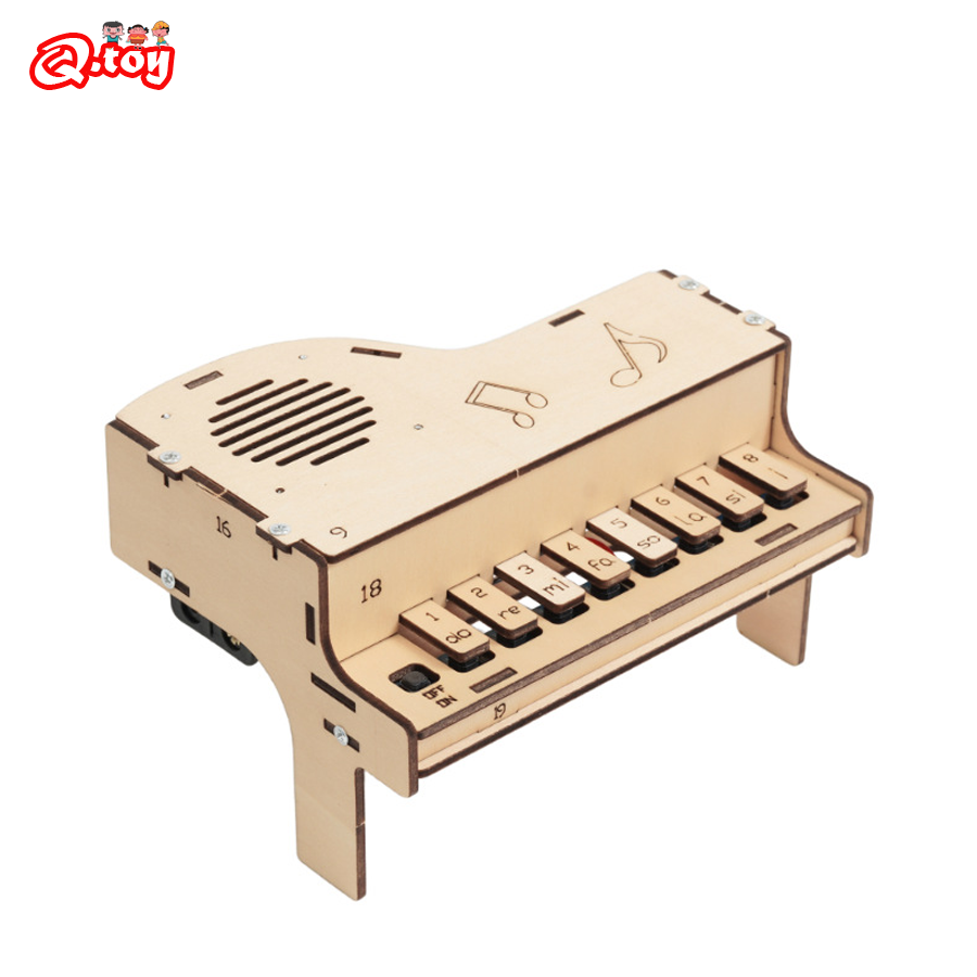 Model Piano elektronik kayu DI - Diy Electronics Kids ulasan dan harga