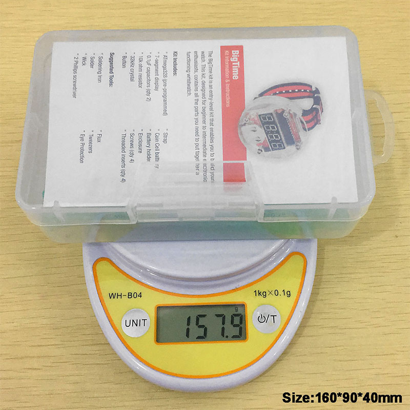 Kit LED Chip Tunggal Jam DIY B - Diy Electronics Parts ulasan dan harga
