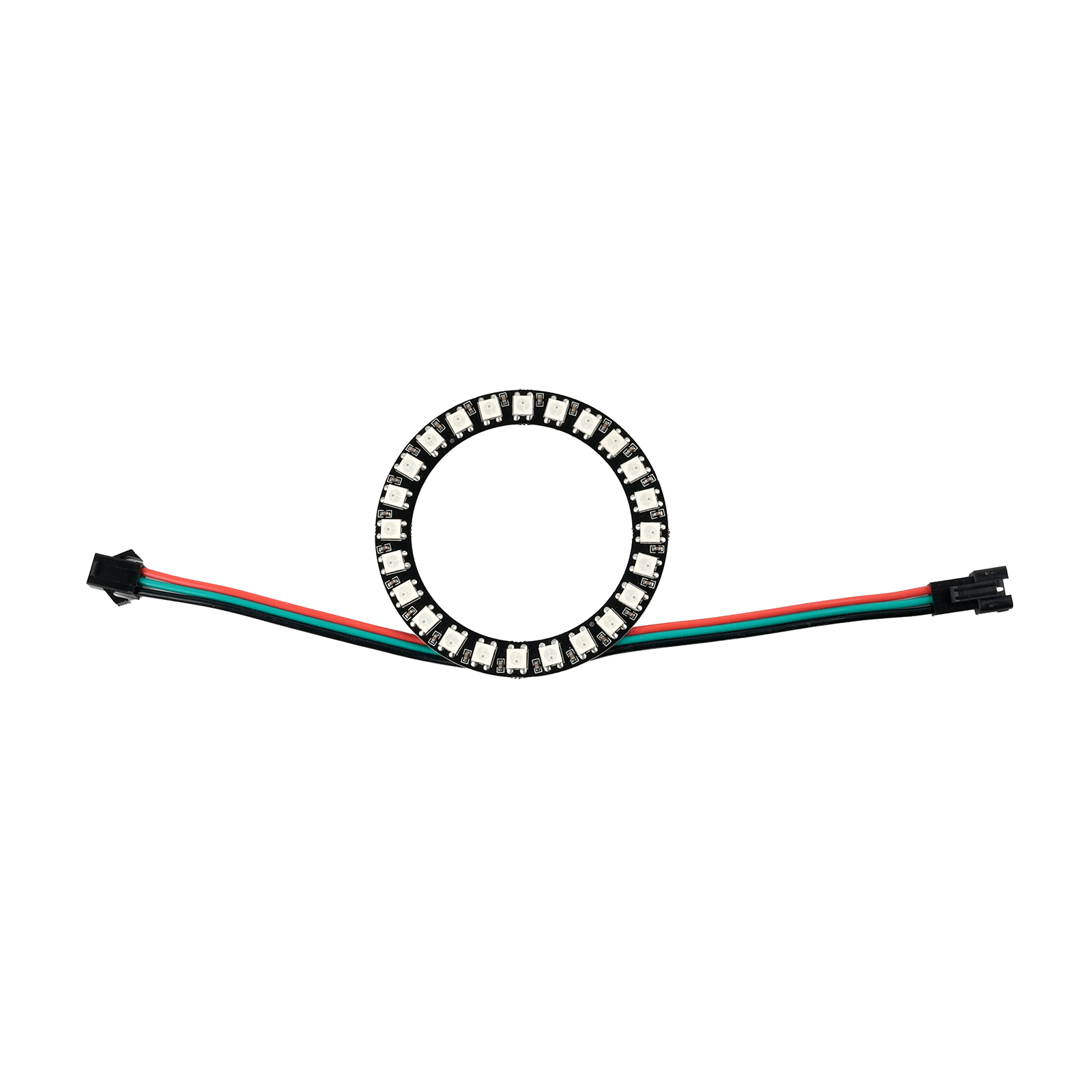WS2812B 24LED Lampu Cincin DC5 - Diy Electronics Address ulasan dan harga