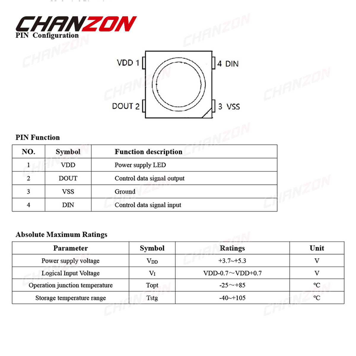 100 Buah SMD WS2812B WS2812 4P - Diy Electronics Address ulasan dan harga