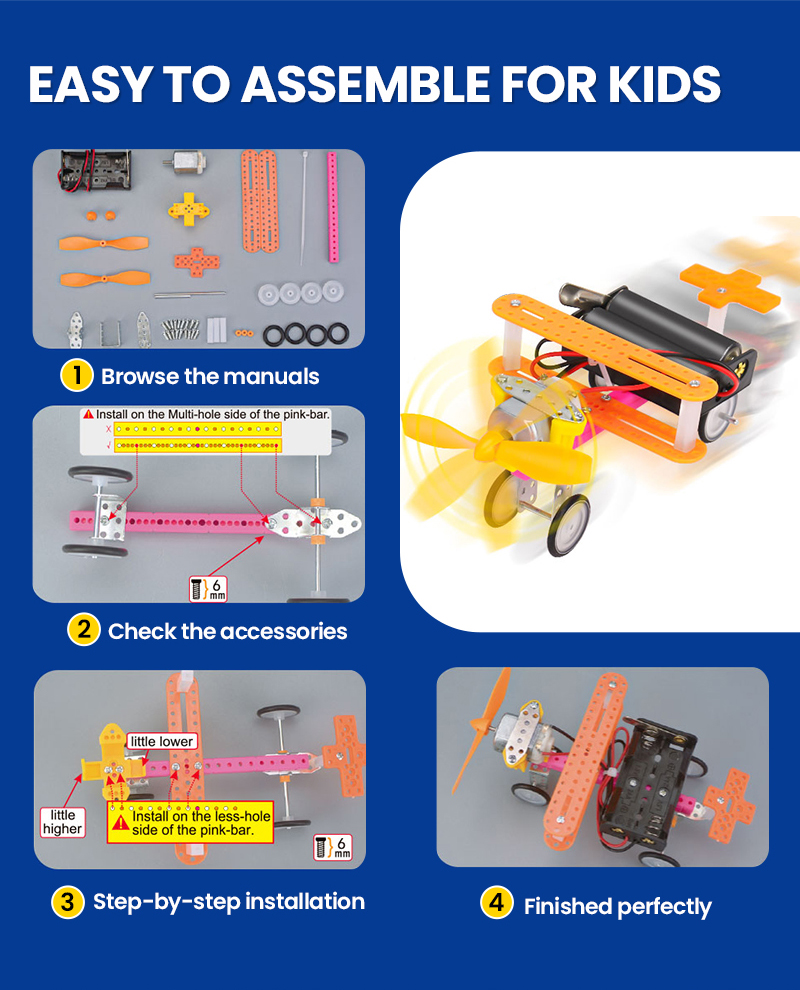 6 Set Kit Robotika Percobaan S - Diy Electronics Motor ulasan dan harga