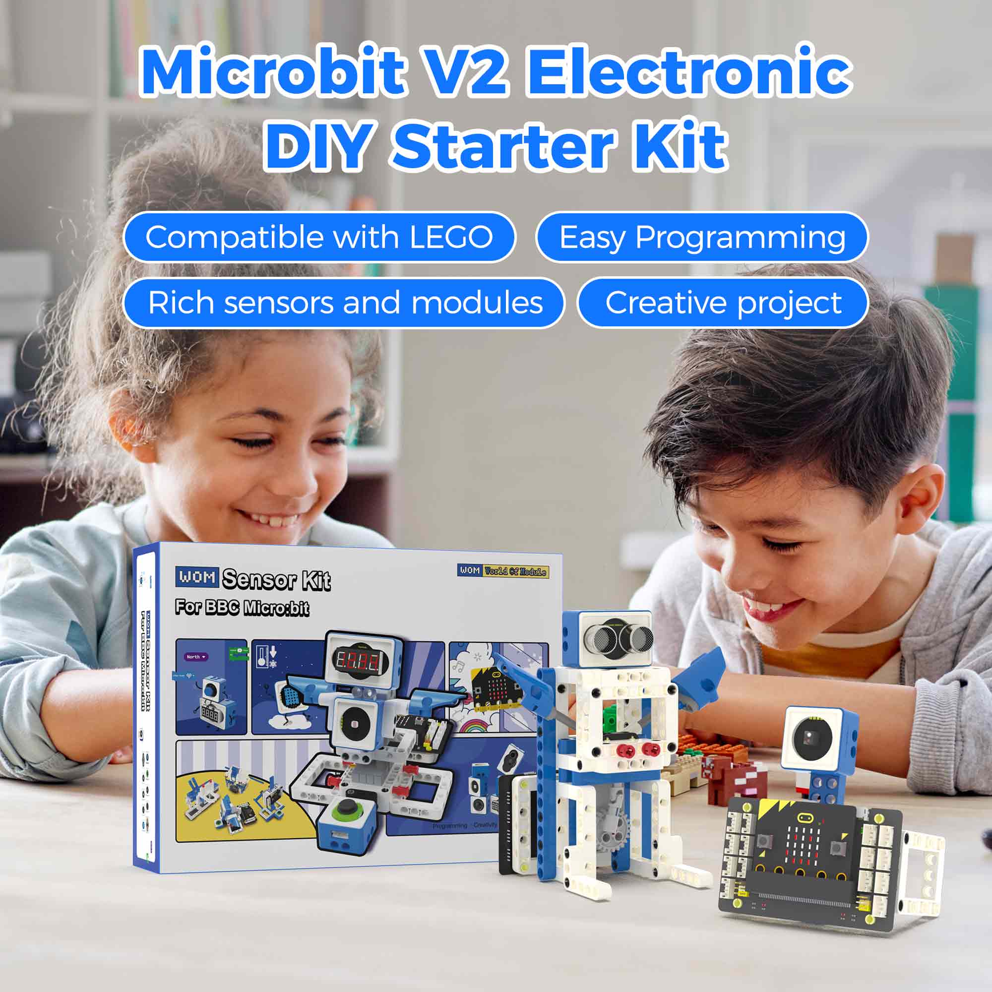 Kit Mobil Robot Pintar BBC Mic - Diy Electronics Projects For Kids ulasan dan harga