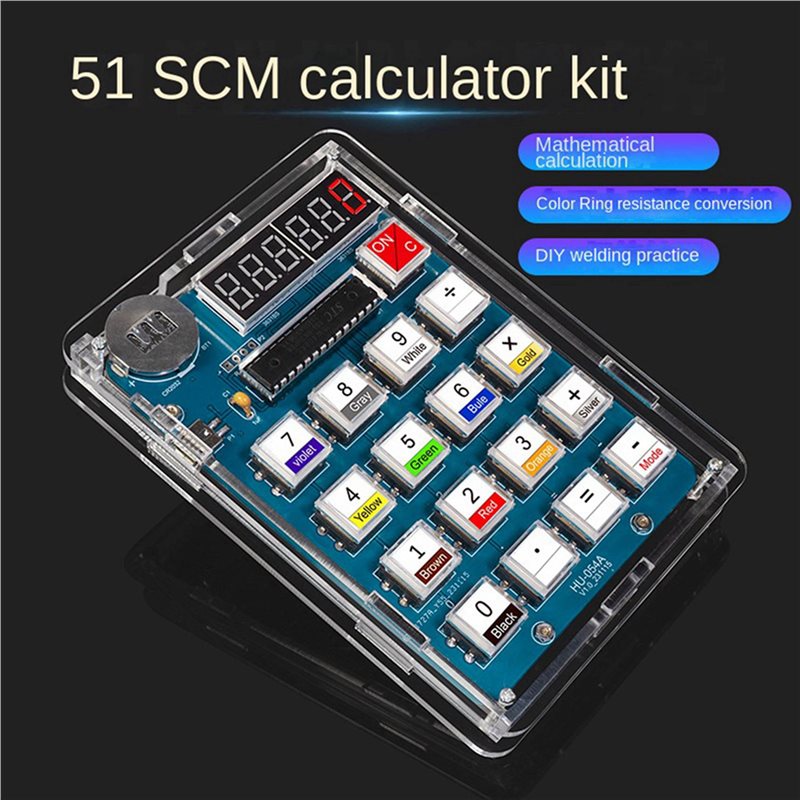 Kit Kalkulator QWE-5X DIY 51 M - Homemade Diy Electronics ulasan dan harga
