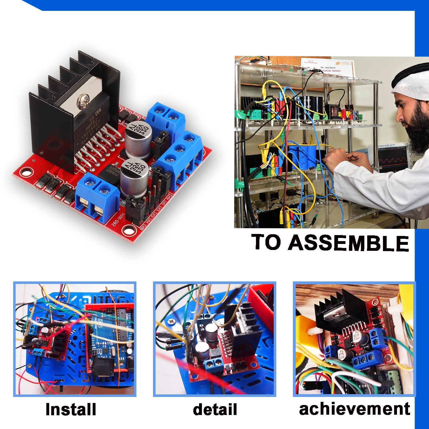 L298N papan pengontrol Drive M - L298N Motor Driver ulasan dan harga