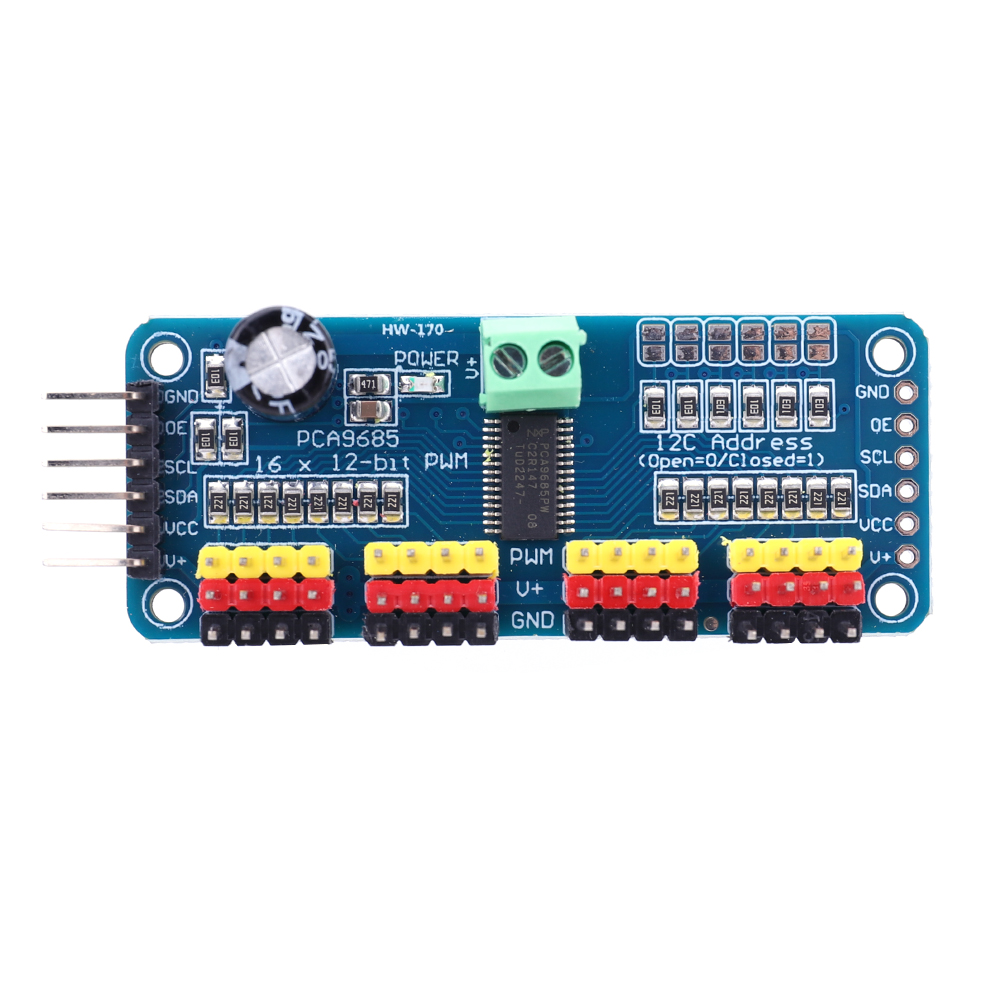 16 Saluran 12 Bit PWM Papan Dr - Diy Electronics Motor ulasan dan harga