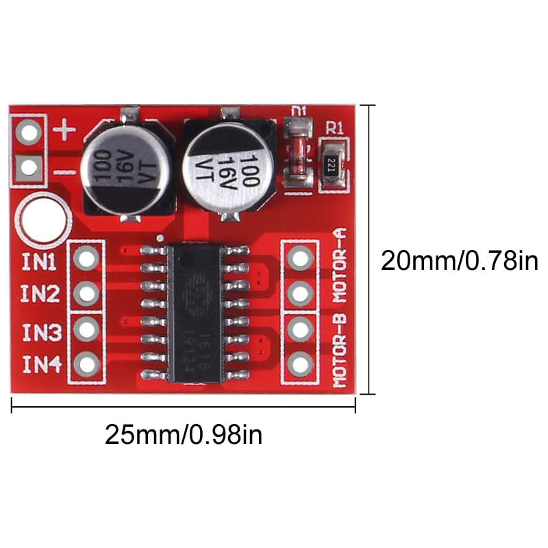 10 Buah L298N Modul Driver Mot - L298N Motor Driver ulasan dan harga
