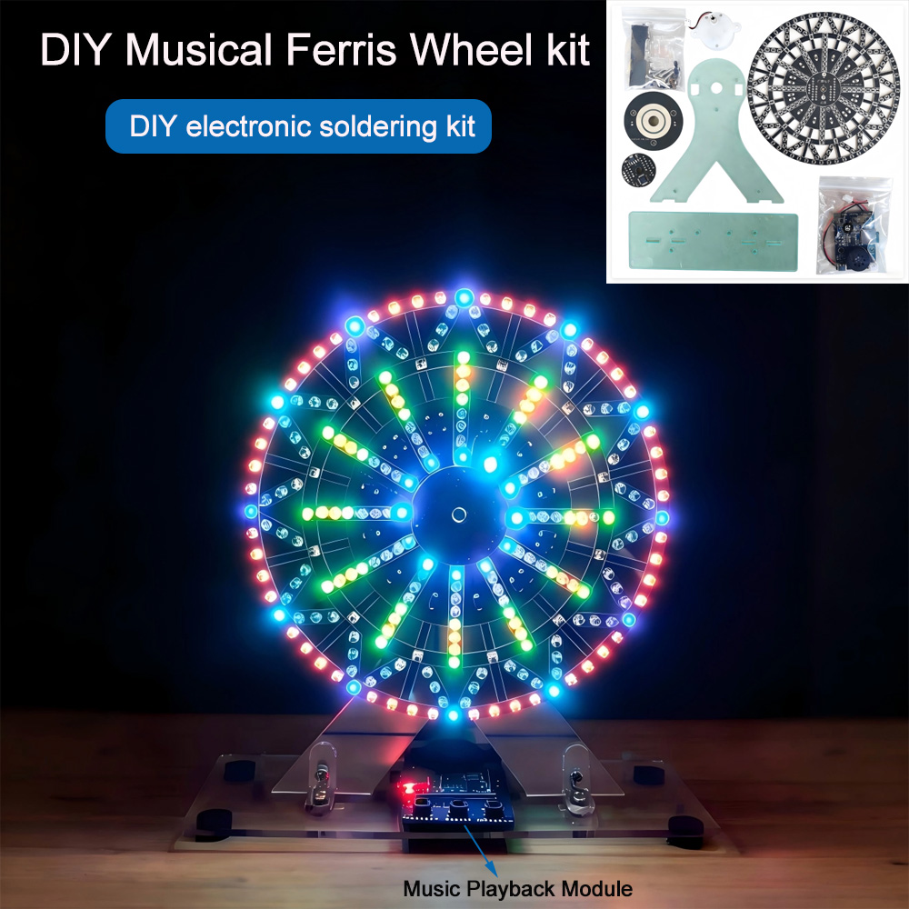 Kit elektronik DIY Roda Ferris - Diy Electronics Parts ulasan dan harga