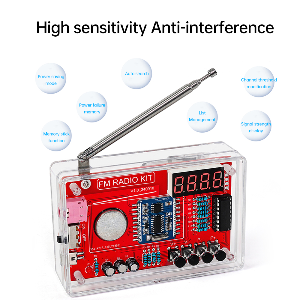    RDA5807 Kit Elektronik Rad - Diy Electronics Game ulasan dan harga
