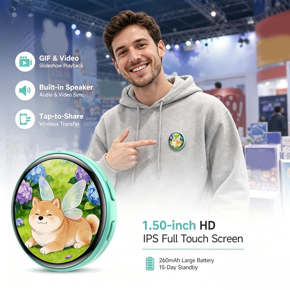 Layar IPS 1.5 Inci, Badge Elek - Diy Electronics Videos ulasan dan harga