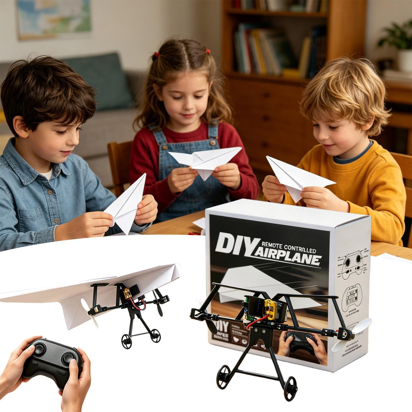 Kit Pesawat Kertas RC DIY Main - Diy Electronics Kids ulasan dan harga