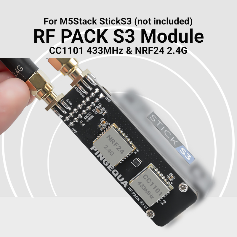 M5Stack StickS3 Modul Dual-Ban - Rf 433Mhz Module ulasan dan harga