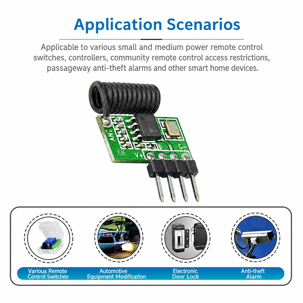 Modul Penerima RF Superheterod - Rf 433Mhz Module ulasan dan harga