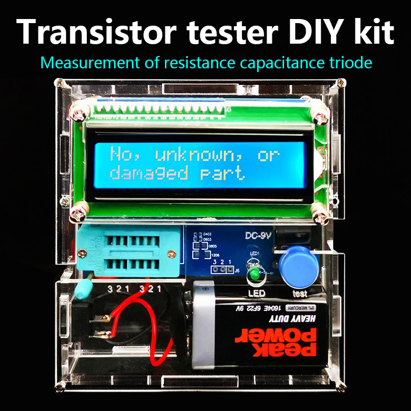Kit penguji Transistor, kapasi - Diy Electronics Test Equipment ulasan dan harga