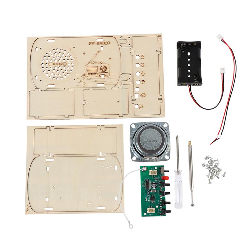 Kit Radio FM Kayu DIY Proyek P - Diy Electronics Projects For Kids ulasan dan harga