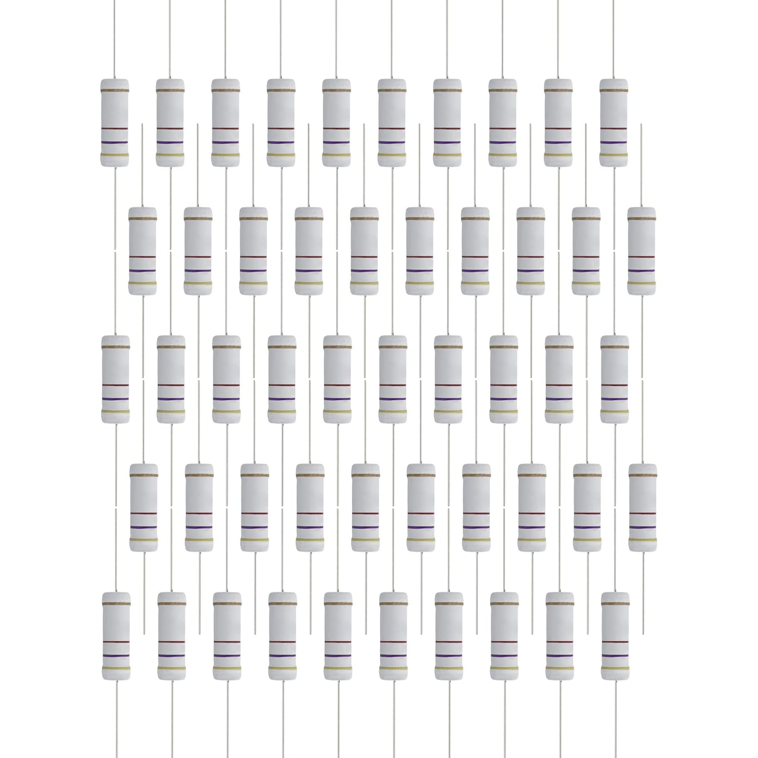50 Buah Resistor 470 Ohm Axial - Diy Electronics Videos ulasan dan harga